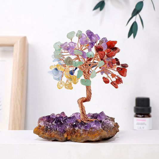 Home Decor-Amethyst Cluster Tree