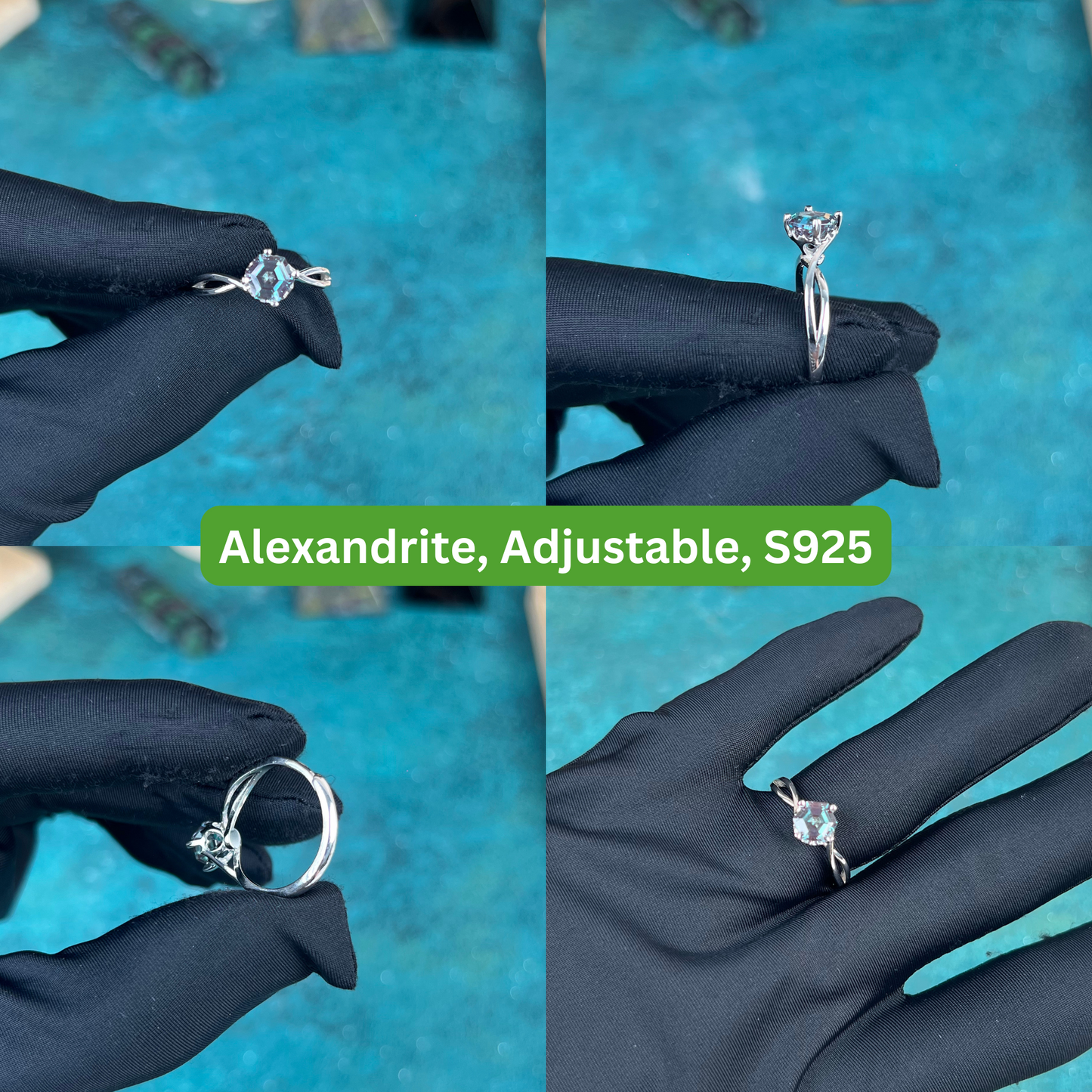 Alexandrite Ring Sterling Silver