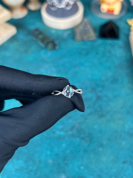 Alexandrite Ring Sterling Silver