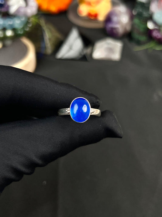 Landy Star Sapphire Ring Sterling Silver Nepal Style