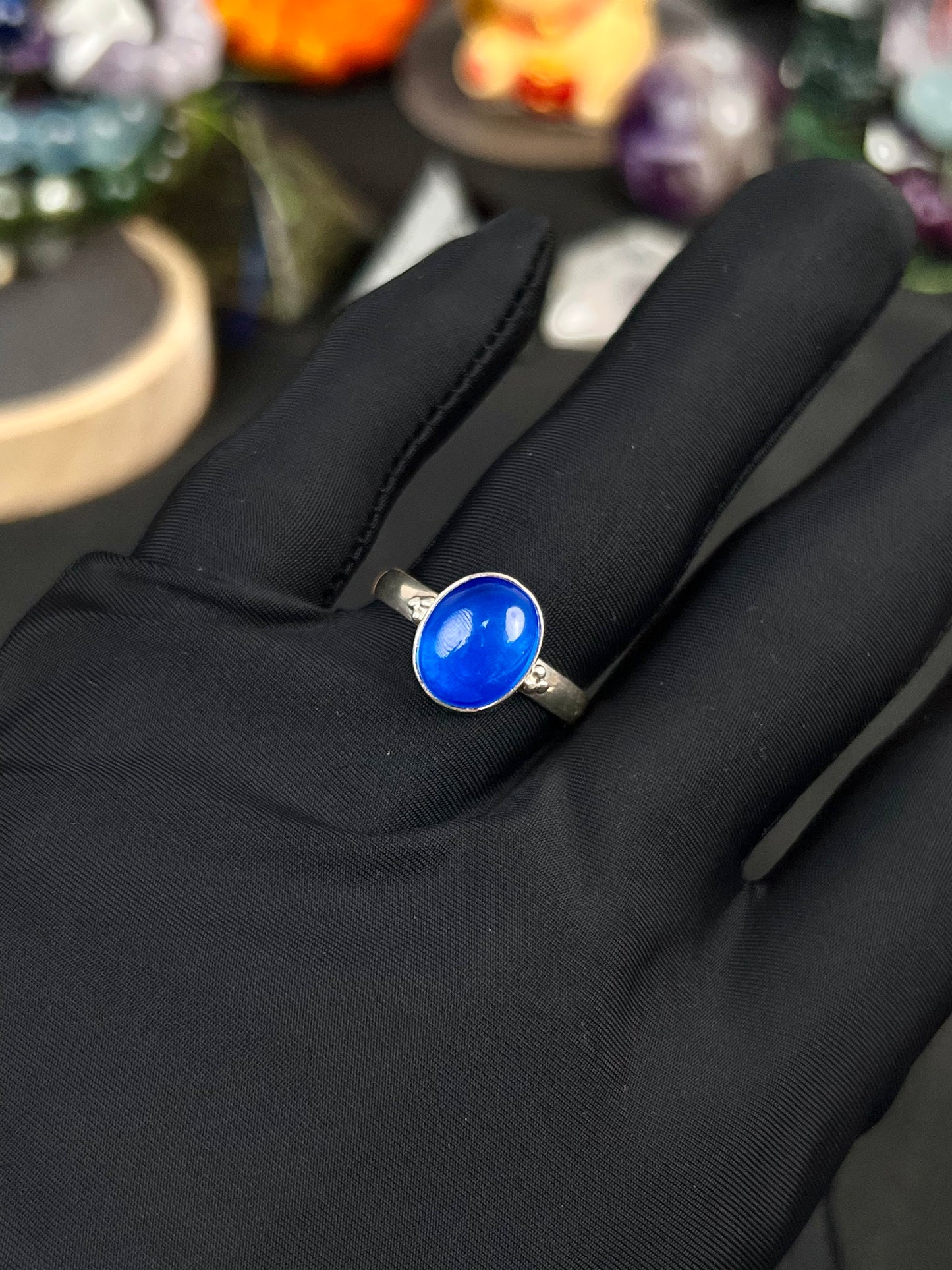 Landy Star Sapphire Ring Sterling Silver Nepal Style