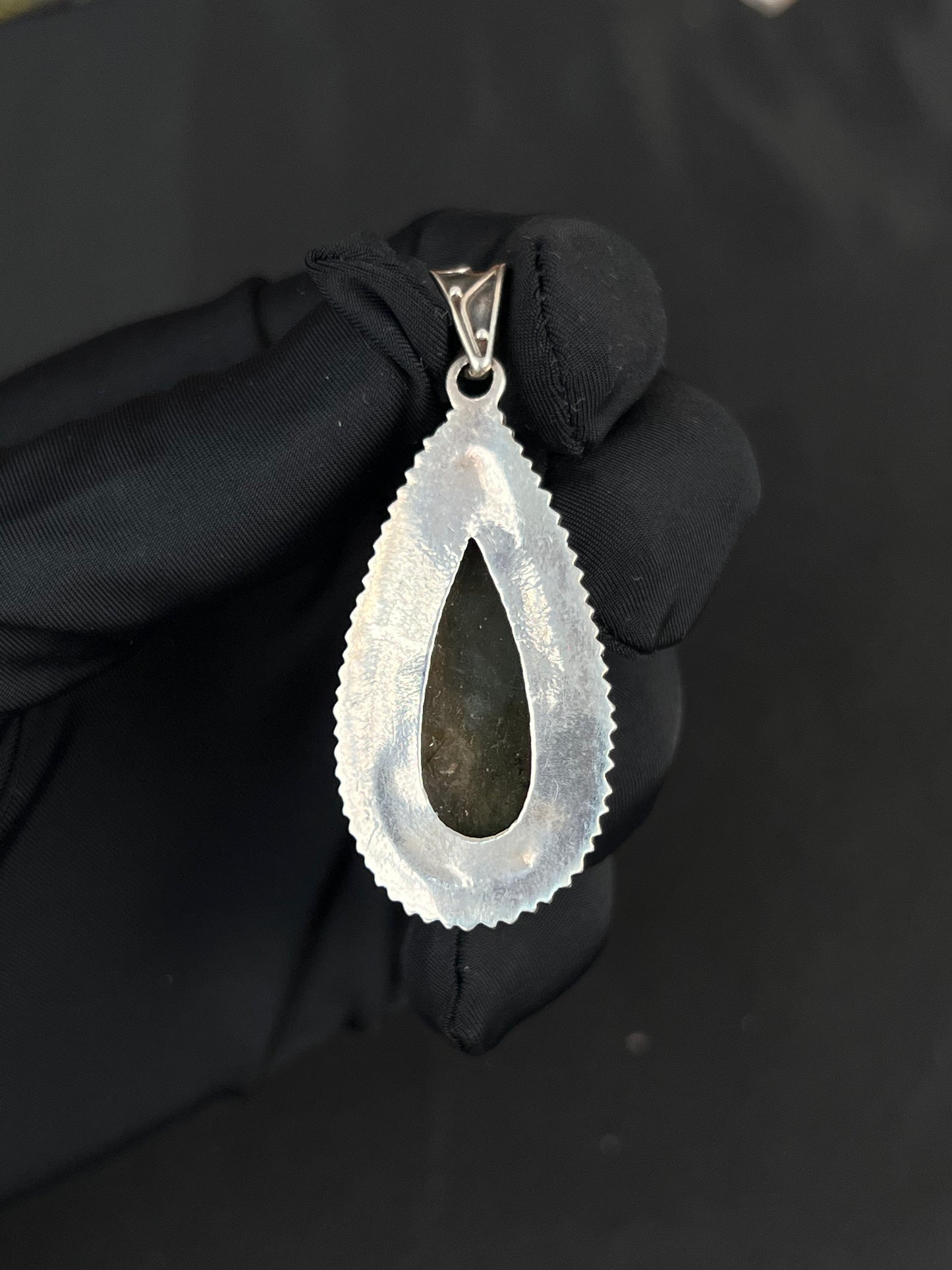 Labradorite Pendant Nepal Style Sterling Silver