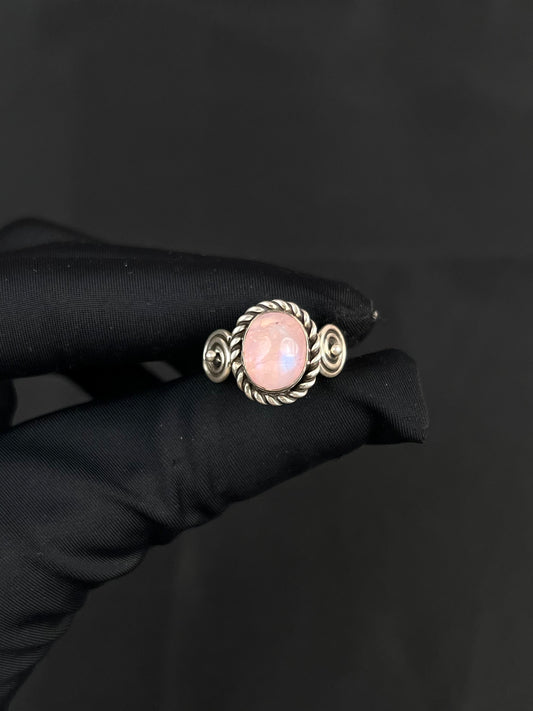 Moonstone Ring Sterling Silver Nepal Style