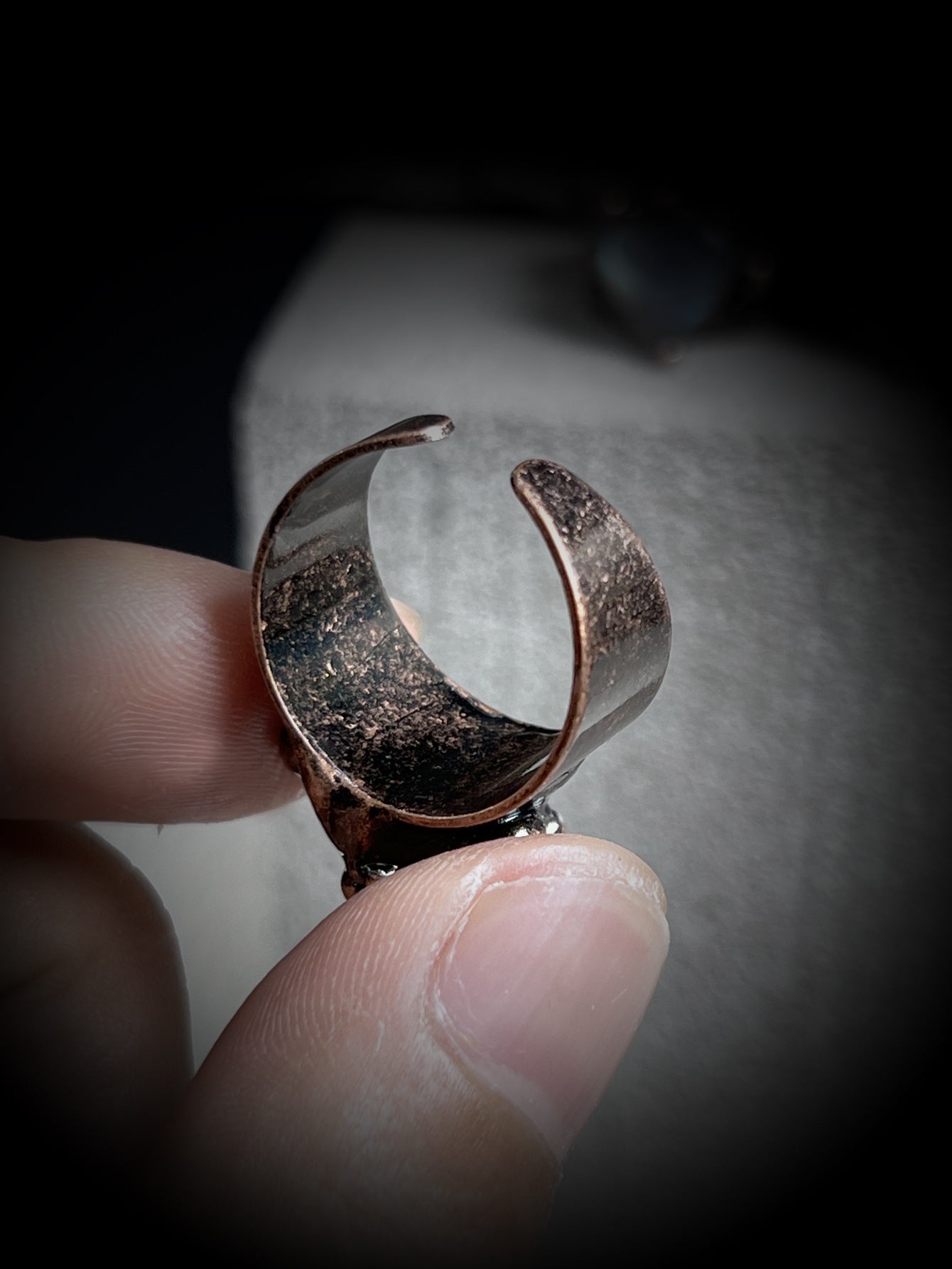 Vintage-Moonstone Ring